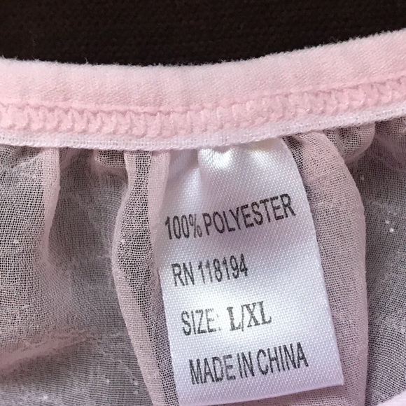 Pink Sheer Dance Skirt With Bow - Picture 4 of 4